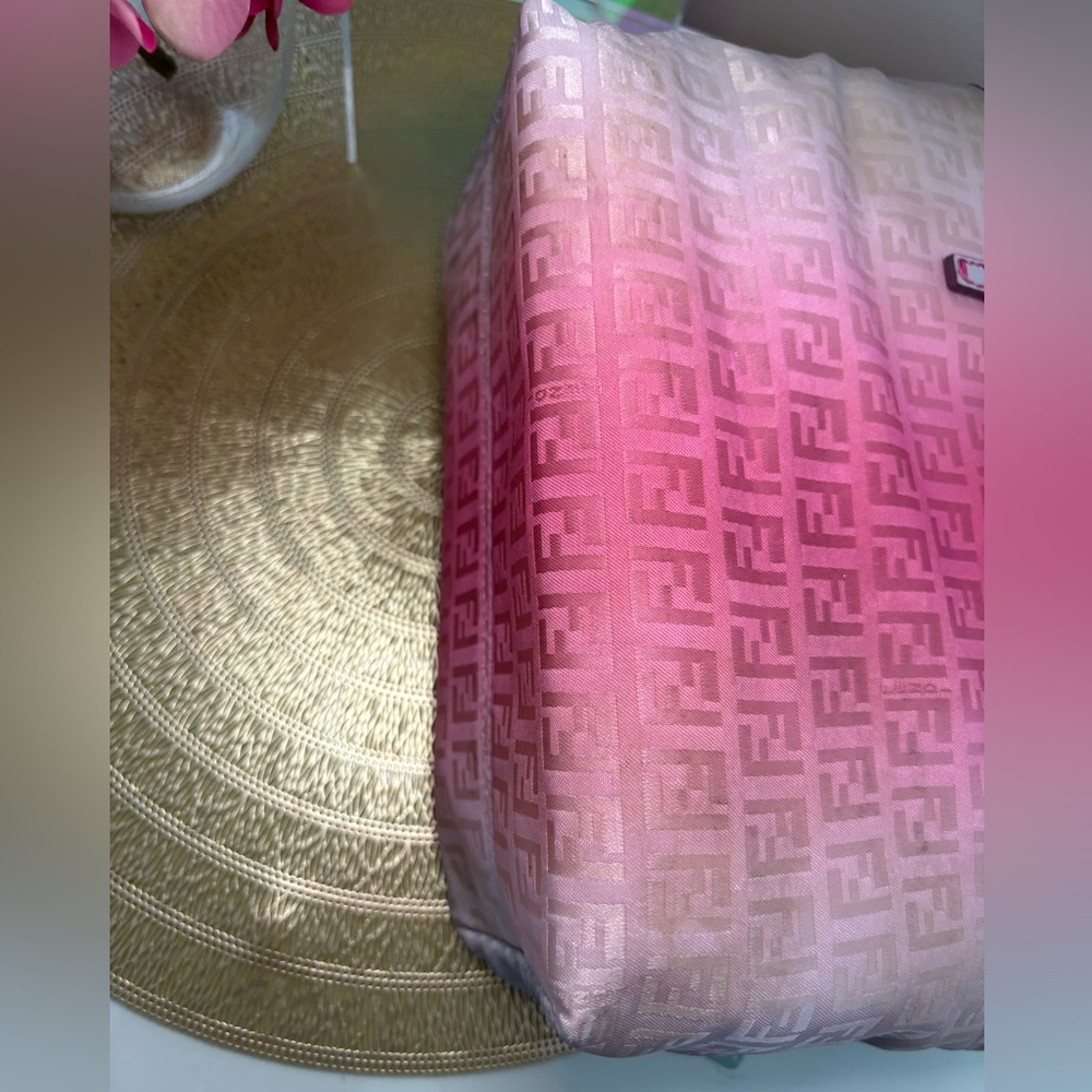 Authentic Fendi Pink and Lilac Ombre Tote Shoulder Bag - Picture 10 of 14